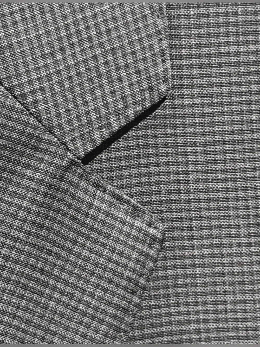 $1795 NEW HUGO BOSS BLACK LABEL SUIT 48L 48 L CHARCOAL BLK MICRO CHECK IMPERFECT